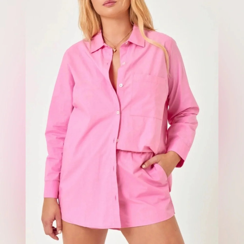 NWT L* Space Skipper Long Sleeve Top Guava Pink Size Medium